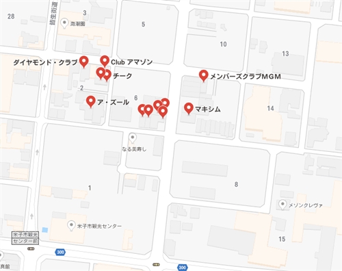 ソープの地図