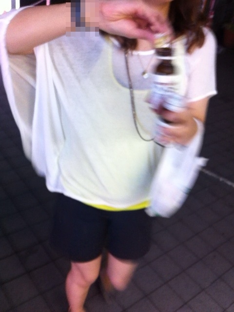 酔っぱらい女