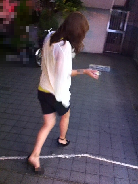 酔っぱらい女